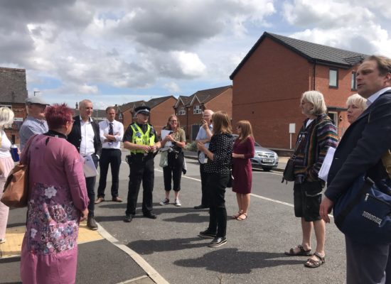 Walk around the East Marsh with East Marsh United, Councillors and local MP