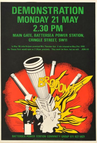 Demonstration Monday 21 May 1990
